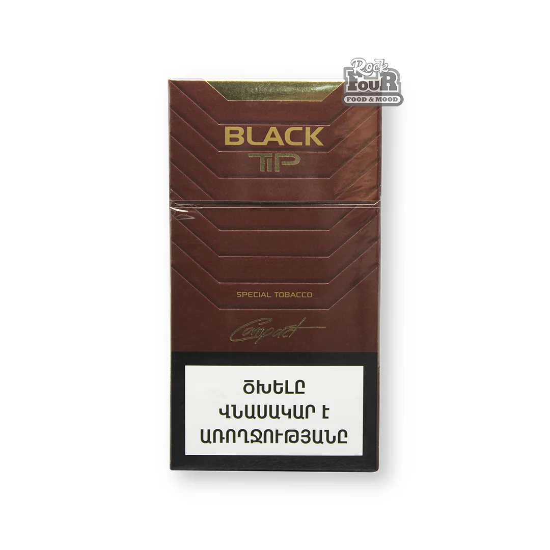Cigarettes "BLACK TIP compact Brown"